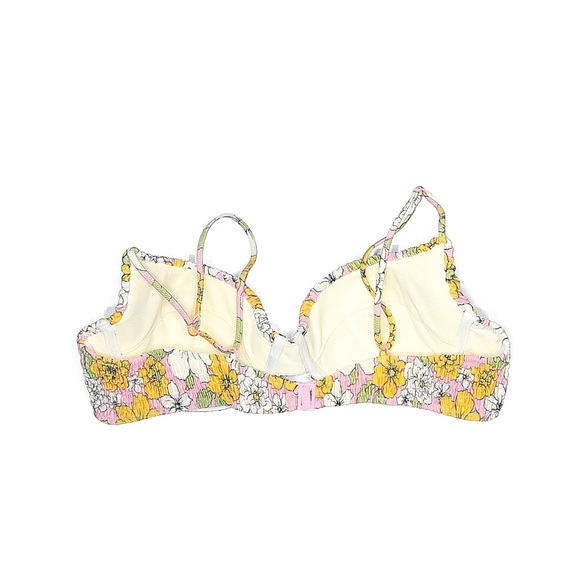 TRIANGL SET Floral pink and yellow high waist bikini - Picture 6 of 6